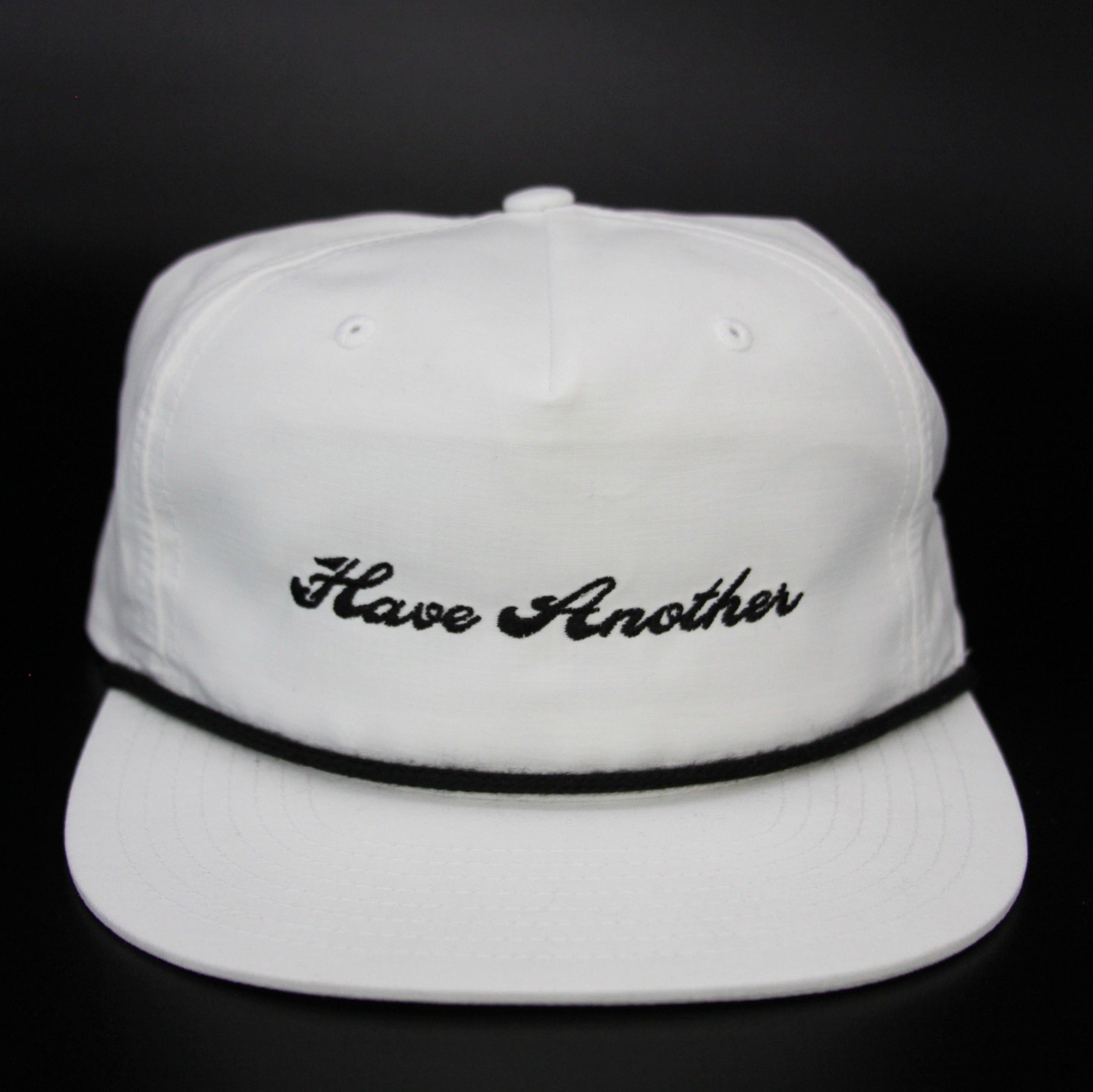 Script Font Rope Hat Script Rope Hat - White – Have Another Golf